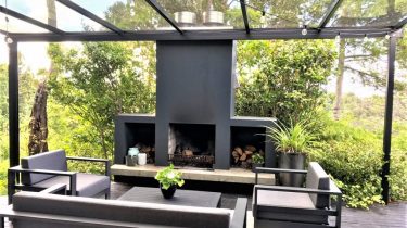 Fire Awning Auckland over Deck